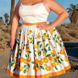 Pinup Girl Pinup Couture Oranges Jenny Dress 3x
